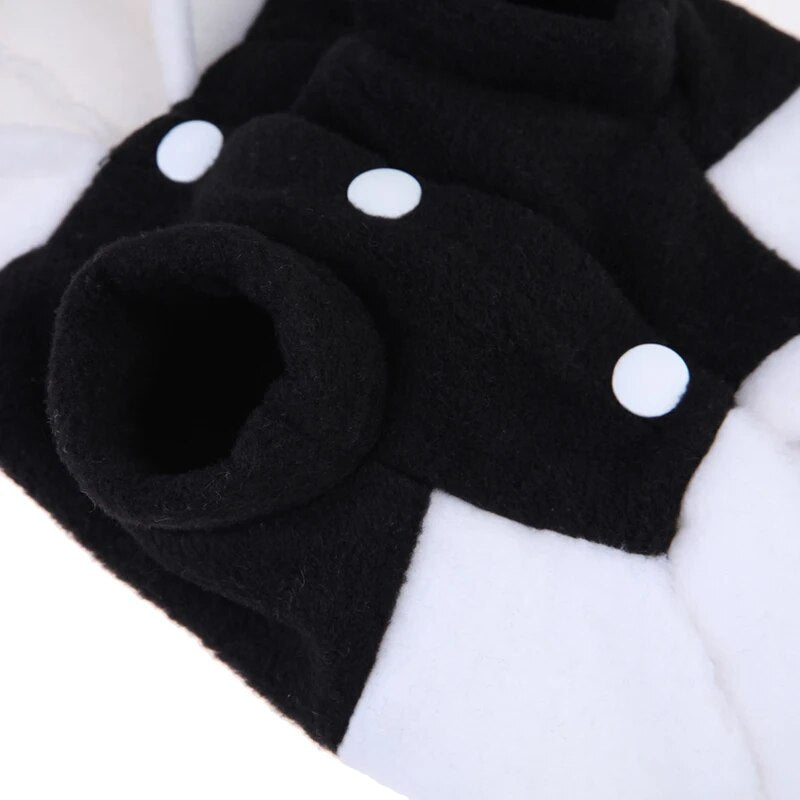 Panda Hoody Pullover Warm Coat Costume for Small Pet