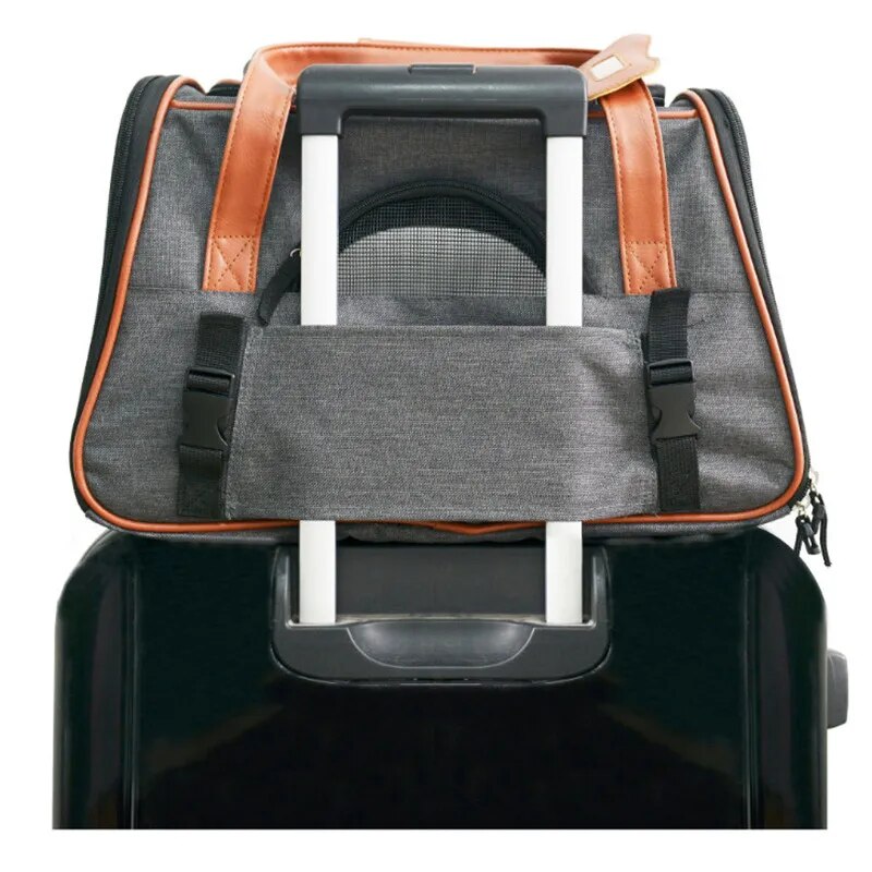 Dog Carrier Travel Car Seat Pet Carriers Portable Backpack Breathable Cat Cage Breathable Small Dog Travel Bag Airplane Approved