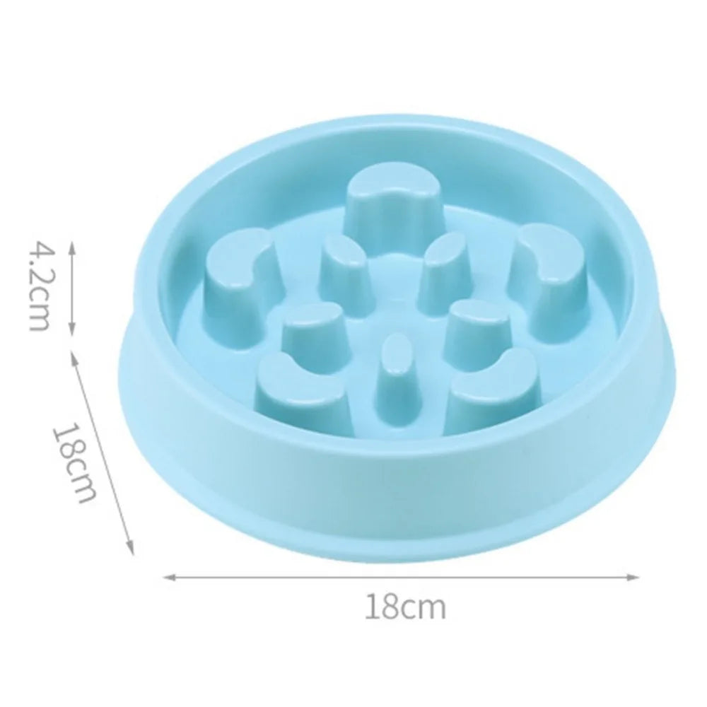 Anti Gulping Pet Feeder Cheap Dog Slowing Bowl Healthy Diet Eat Slow Puppy Bowls Non-slip Feeding Food Dish Cat Feeder Supplies